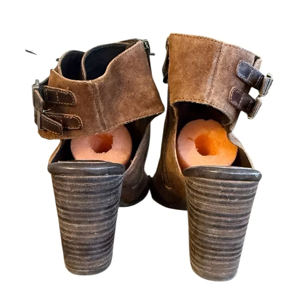 Born Blaine Peep Toe Booties Women’s Size 10 M - Picture 2 of 9